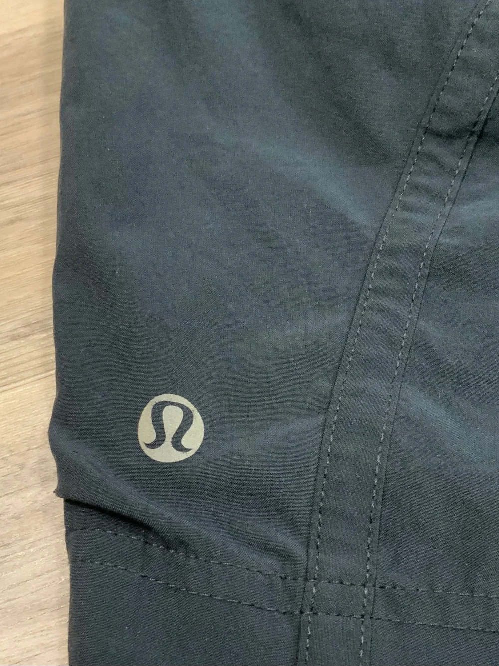 lululemon athletica Black Elastic-Waist Athletic Shorts